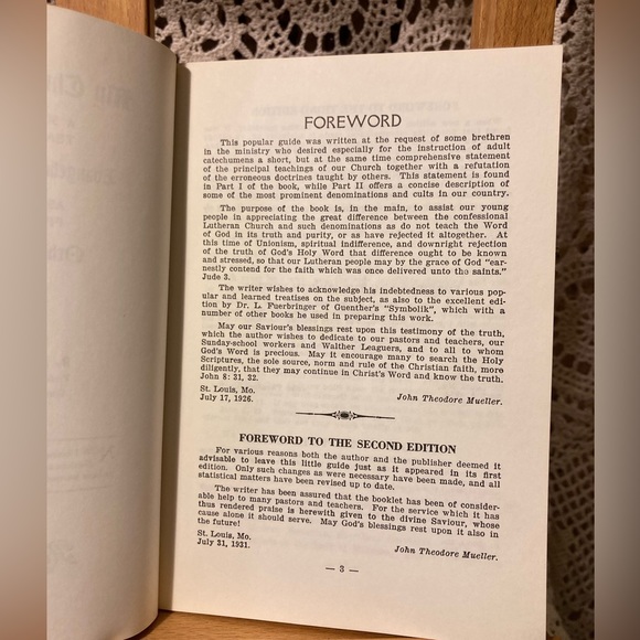 Vintage Booklet - My Church and Others - Evangelical Lutheran Church - Mueller - Picture 7 of 15